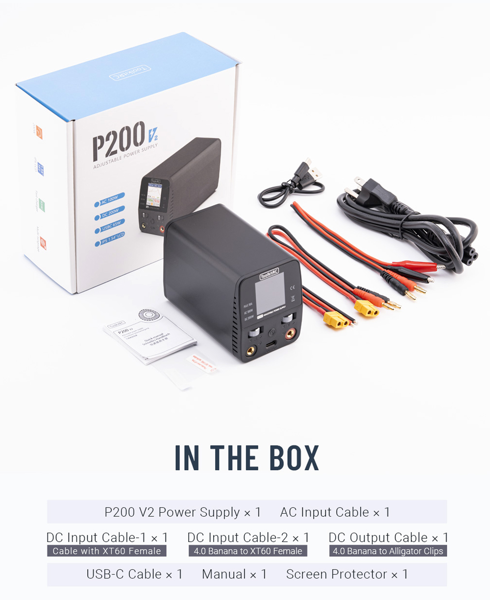 ToolkitRC P200 V2 Power Supply - Programmable Dc Power Supply 30V 10A ulasan dan harga