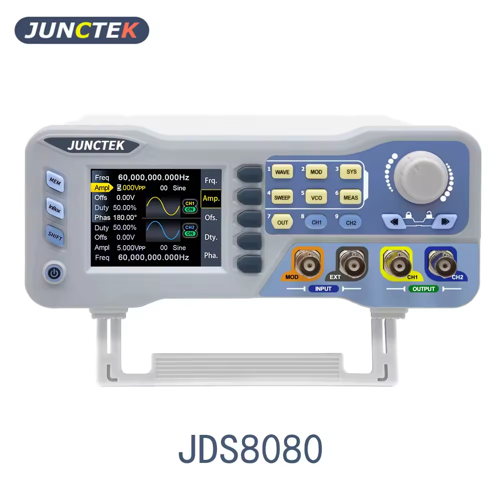 JDS8080 JUNCTEK 80MHz Dual Cha - Function Arbitrary Waveform Generator ulasan dan harga