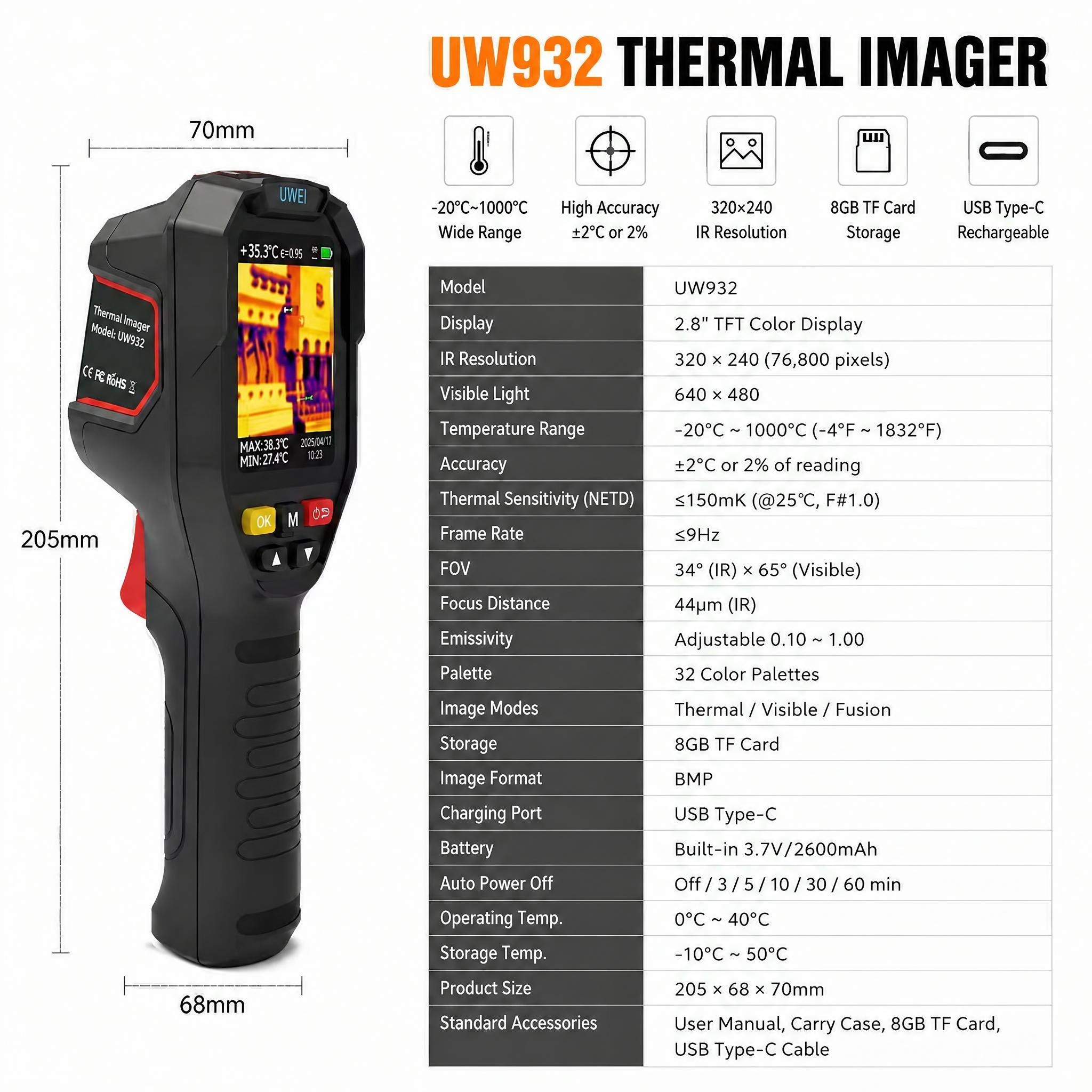 Handheld Thermal Imager 32x32  - Thermal Imaging Camera Pcb Repair ulasan dan harga